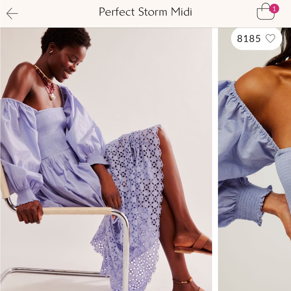Perfect storm midi Free people New with tag